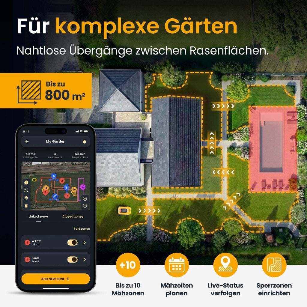 Stiga kabelloser Mähroboter A 8v - mit kostenloser Abdeckung