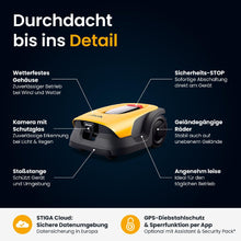 Laden Sie das Bild in den Galerie-Viewer, Stiga kabelloser Mähroboter A 8v - mit kostenloser Abdeckung