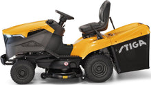 Laden Sie das Bild in den Galerie-Viewer, Stiga Rasentraktor Estate 7102 W Special HONDA mit Mulchstopfen, Anhängerkupplung und Ladegerät
